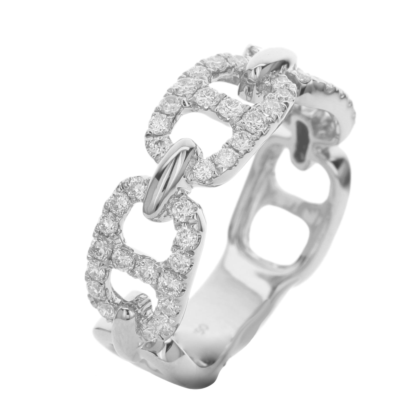 Diamond Mariner Link Ring