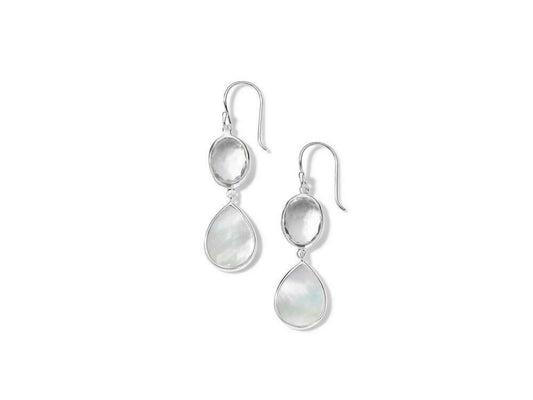 Polished Rock Candy Collection Snowman Drop Earrings