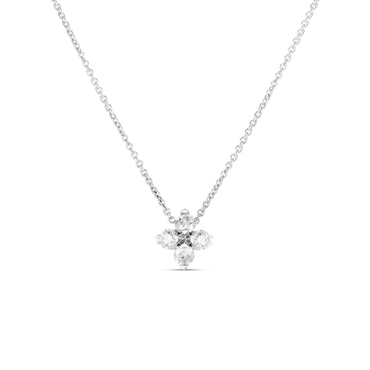Love in Verona Small FLower Diamond Necklace