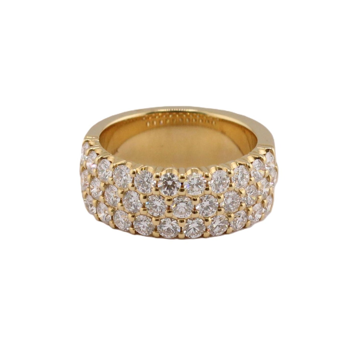 Three Row Diamond Band