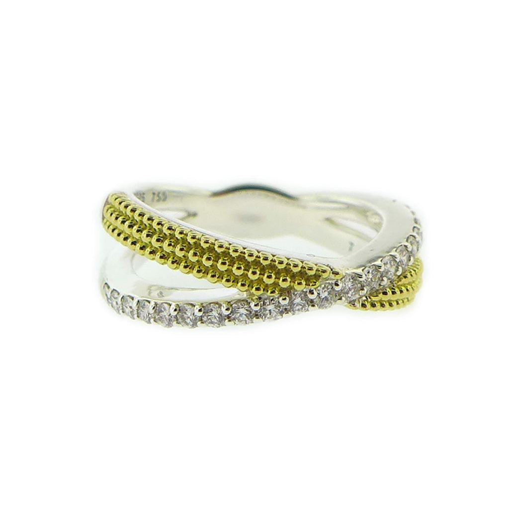 Caviar Lux Collection X Diamond Ring