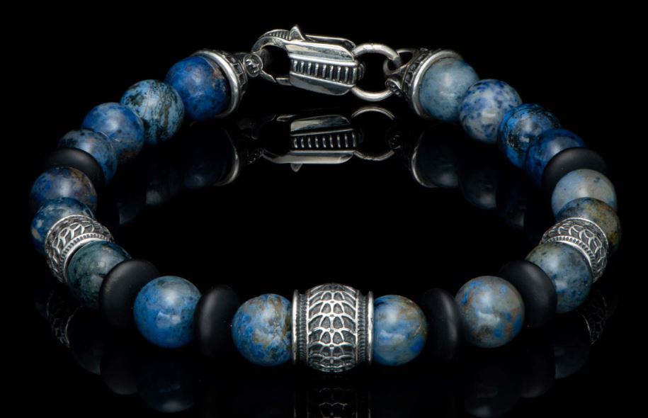 Newport Collection Dumortierite Bead Bracelet