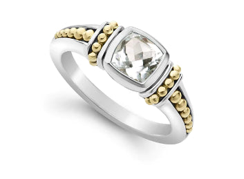 Caviar Color Collection White Topaz Ring