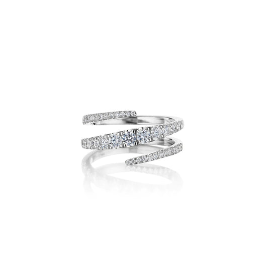 Bypass Collection Diamond Ring
