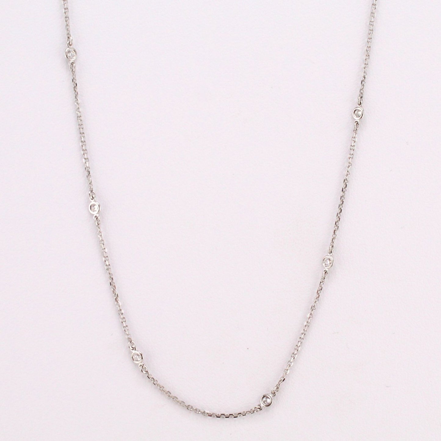 Diamond Station Necklace