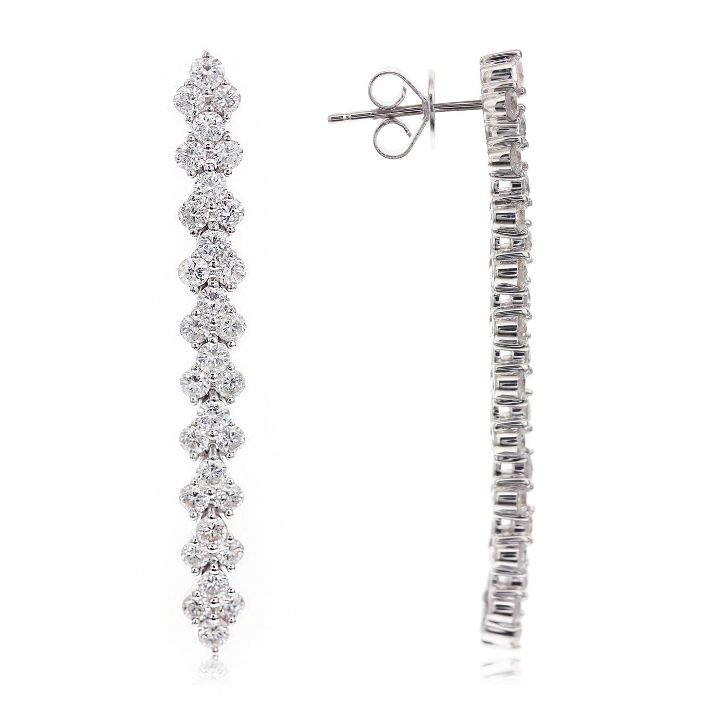 Diamond Dangle Earrings