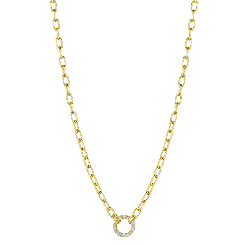Links Collection Diamond Round Necklace