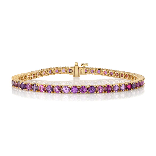 Fancy Purple Sapphrie Bracelet
