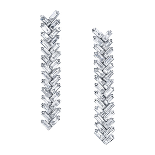 Zipper Diamond Earrings