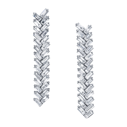 Zipper Diamond Earrings