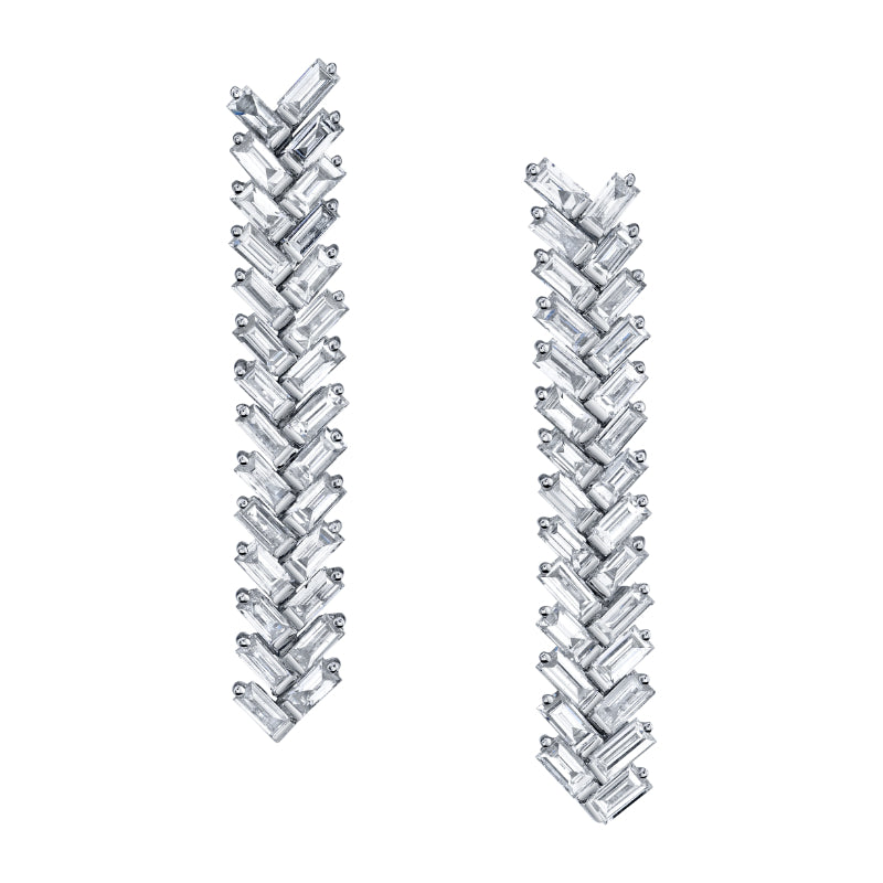 Zipper Diamond Earrings
