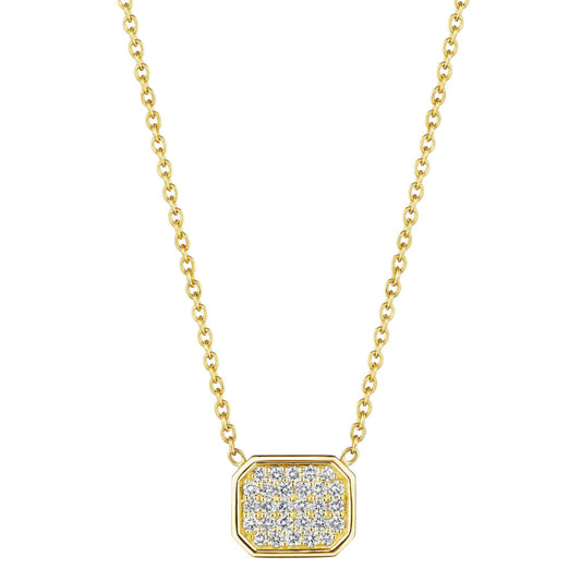 Penny Pave Collection Pave Diamond Necklace