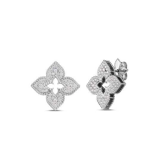 Venetian Princess Diamond Pave Earrings
