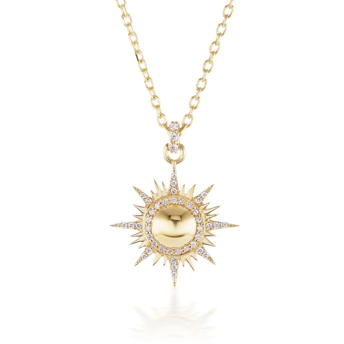 Tarot Collection Mini Sole Diamond Necklace