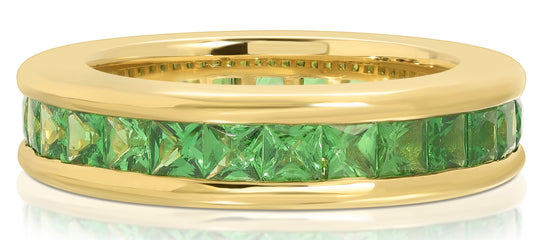 Ivy Collection Tsavorite Eternity Band