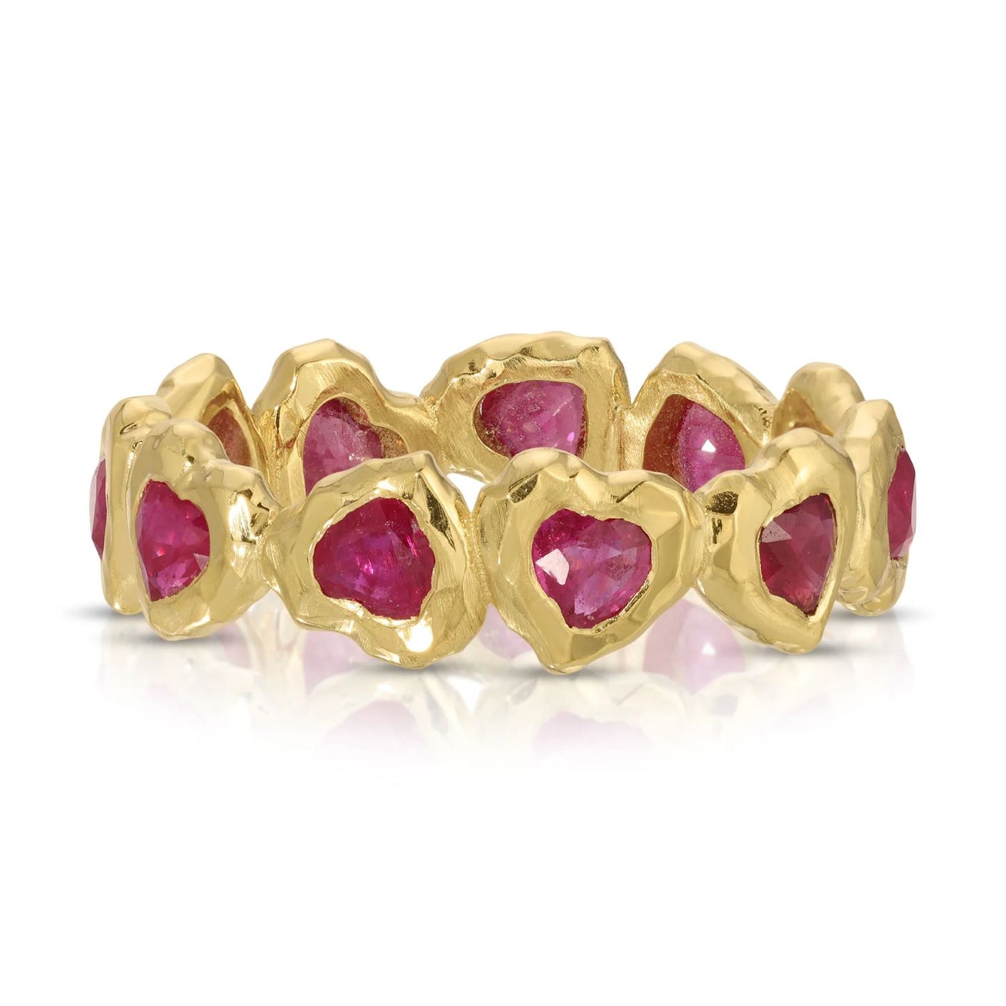 Nesting Gem Collection Heart Shape Eternity Band