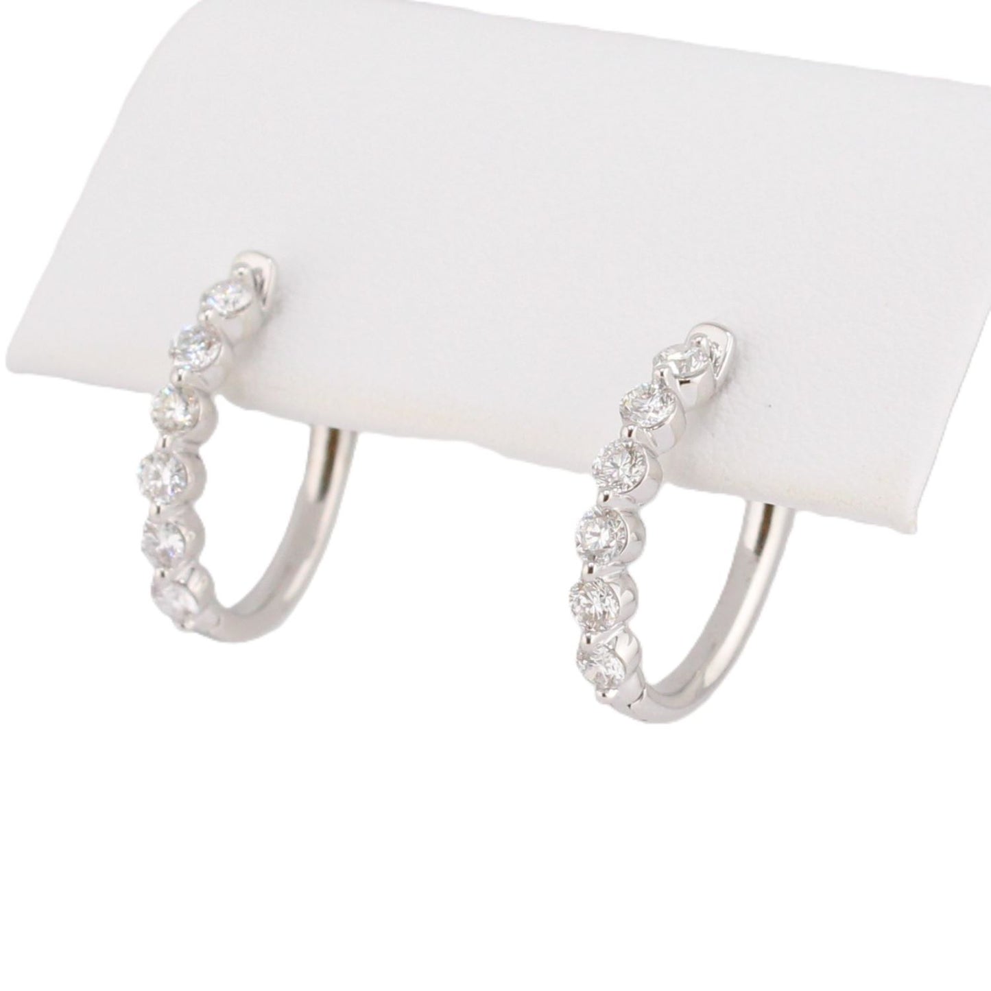 Diamond Hoop Earrings