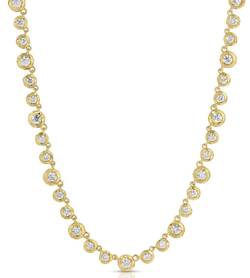 Nesting Gem Collection Diamond Line Necklace