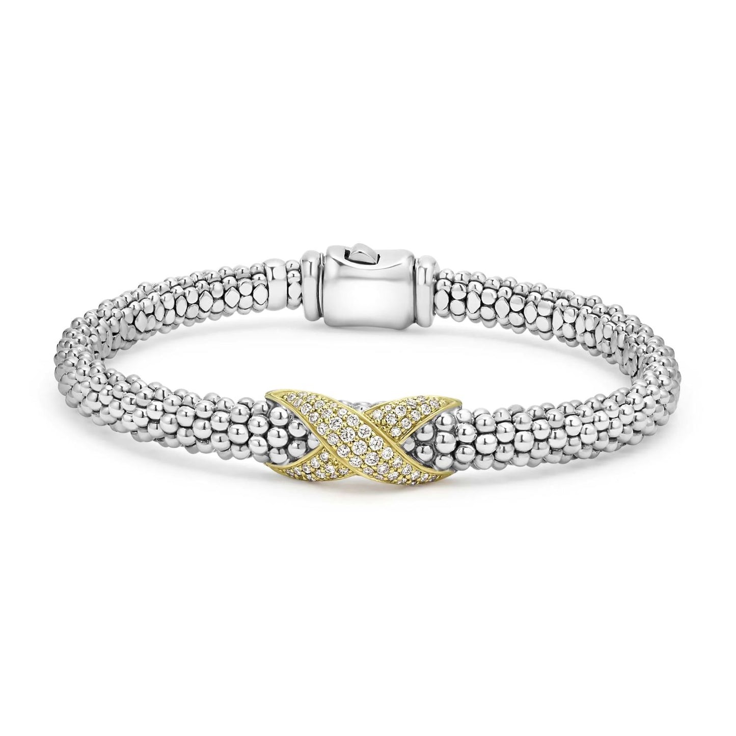 Embrace Collection Two-Tone Diamond Bracelet