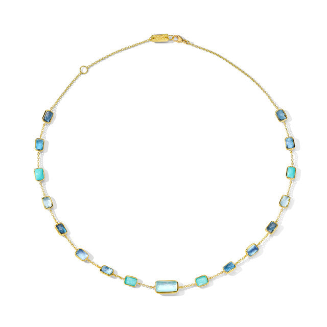 Rock Candy Collection: Waterfall Short Gemstone Necklace