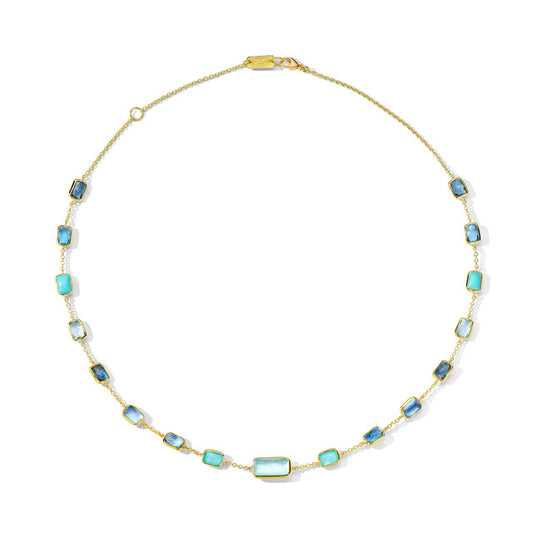 Rock Candy Collection: Waterfall Short Gemstone Necklace