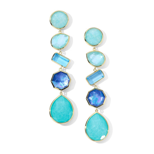 Rock Candy Collection: Waterfall 5-Station Drop Earrings