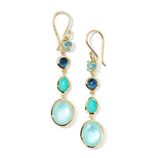 Rock Candy Collection: Waterfall 4-Stone Drop Earrings