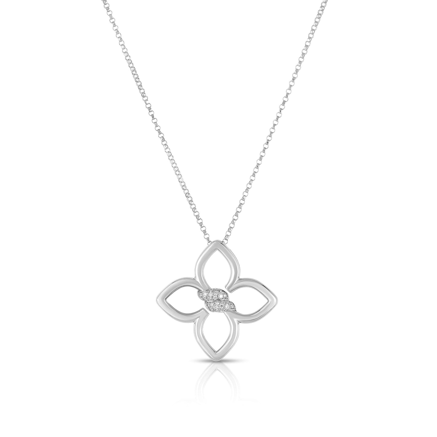 Cialoma Diamond Flower Pendant