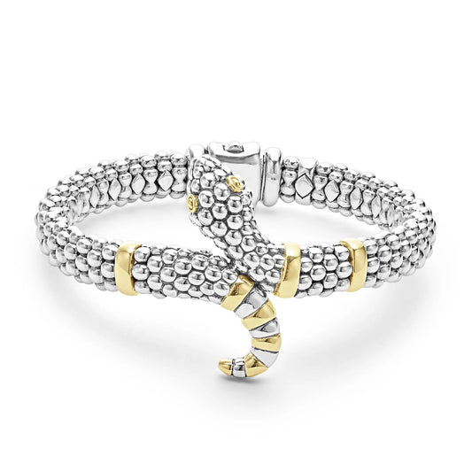 Rare Wonders Collection Two-Tone Snake Bracelet