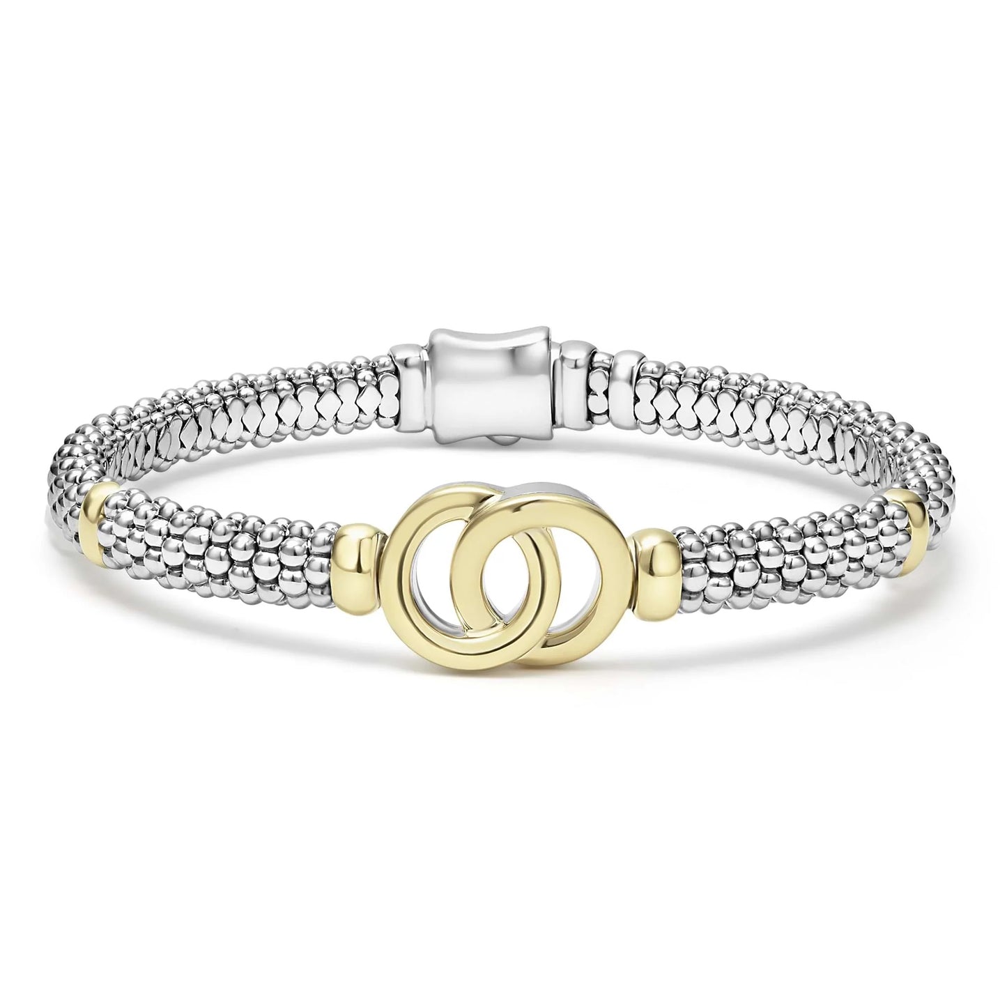 Signature Caviar Collection Interlocking Bracelet