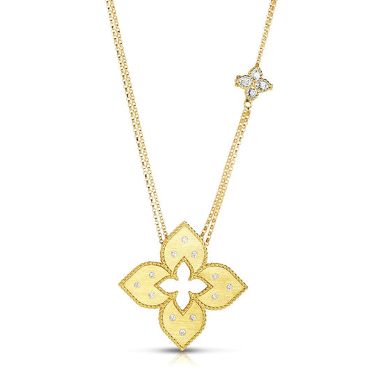 Venetian Princess Collection Cut-Out Flower Necklace