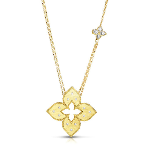 Venetian Princess Collection Cut-Out Flower Necklace