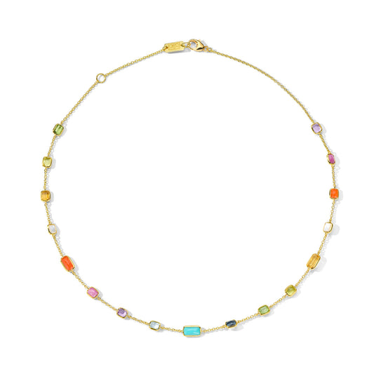 Rock Candy Gelato: Summer Rainbow Gemstone Necklace