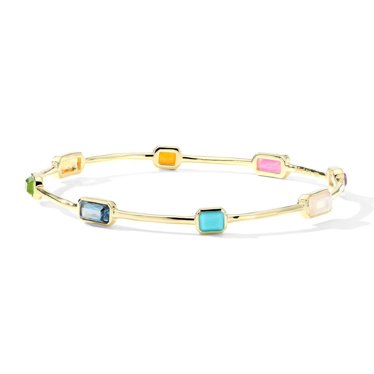 Rock Candy Gelato: Summer Rainbow Gemstone Bangle