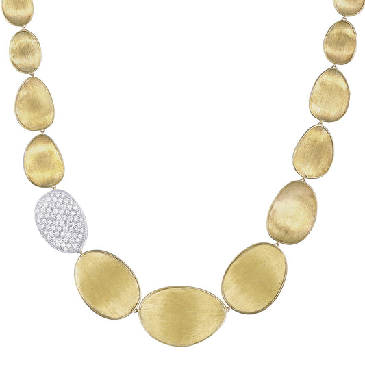 Lunaria Collection Diamond Petal Necklace