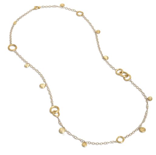 Jaipur Gold Collection Link and Charm Necklace