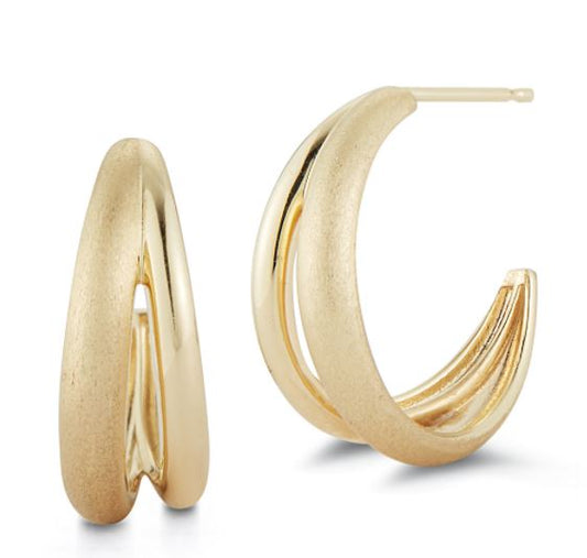 Geneva Collection Hoop Earrings