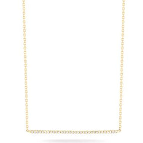Diamond Bar Necklace