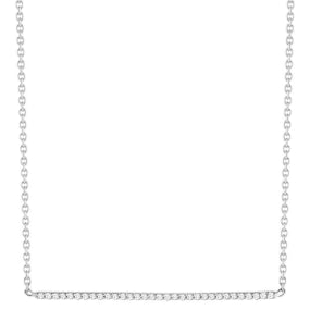 Diamond Bar Necklace