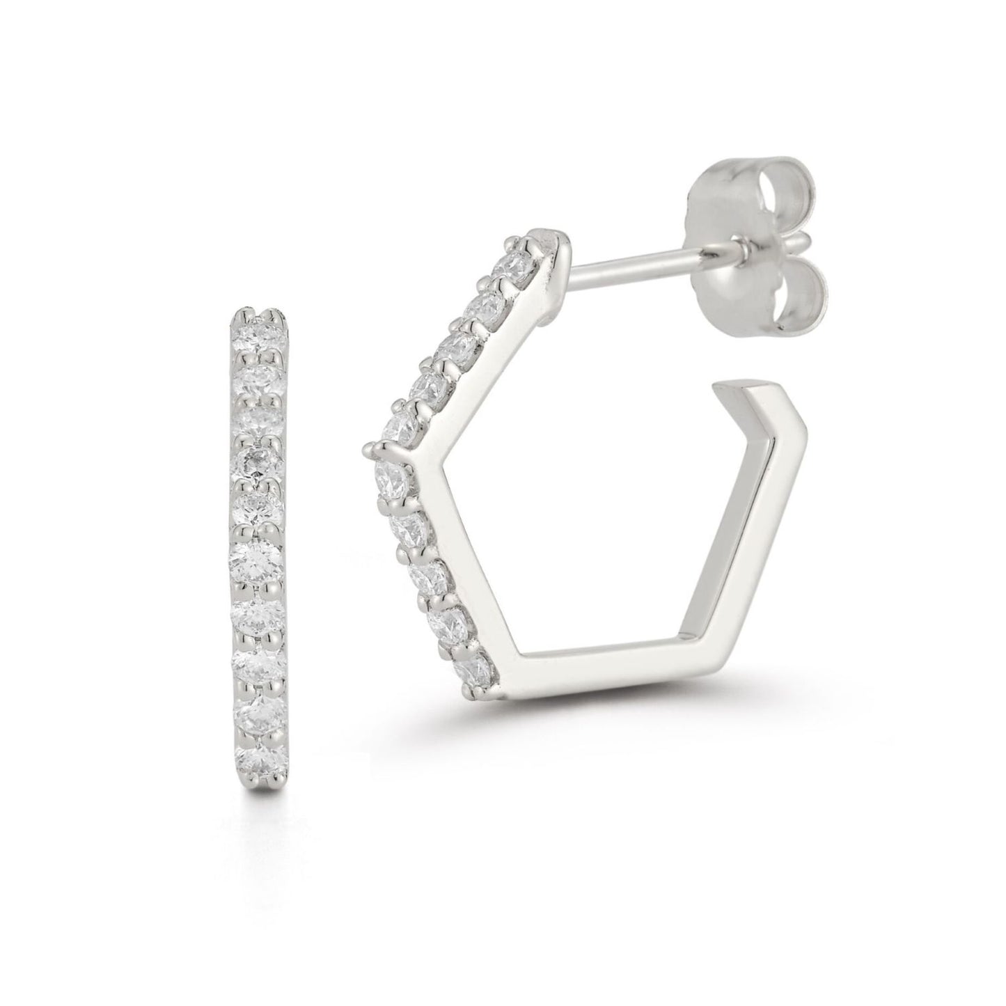 Tyson Collection Diamond Hoops