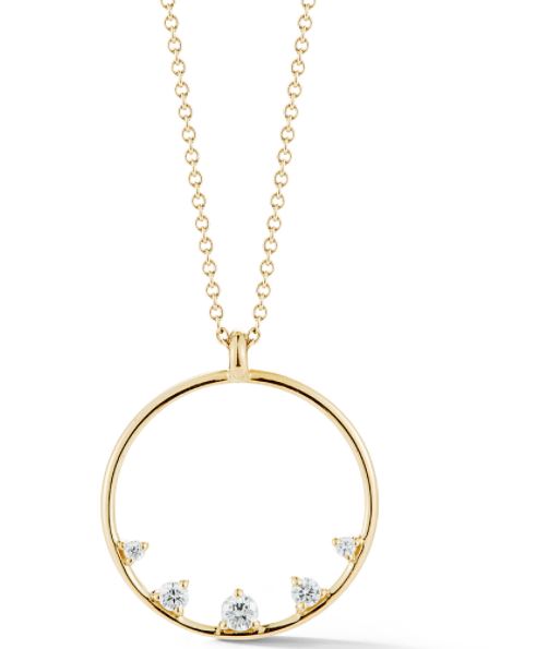Venetian Collection Diamond Circle Pendant