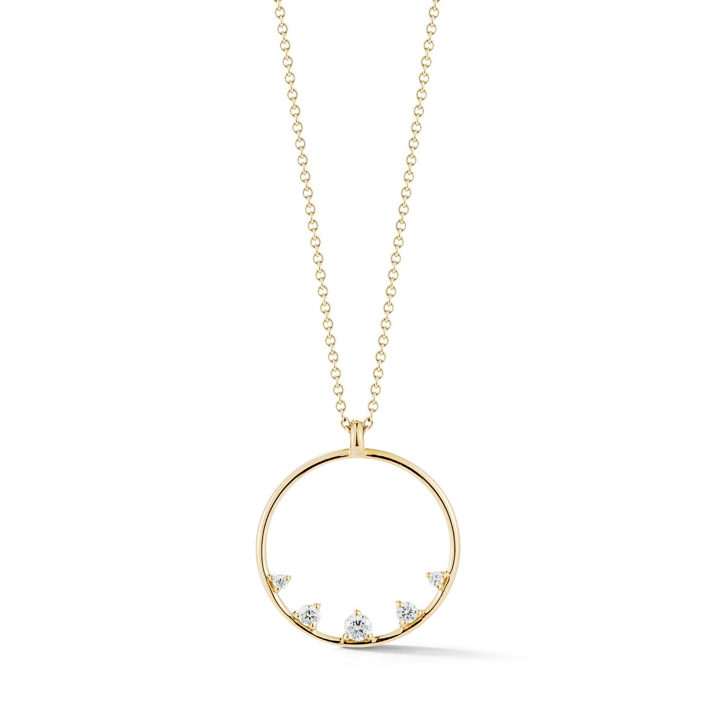 Venetian Collection Diamond Circle Pendant
