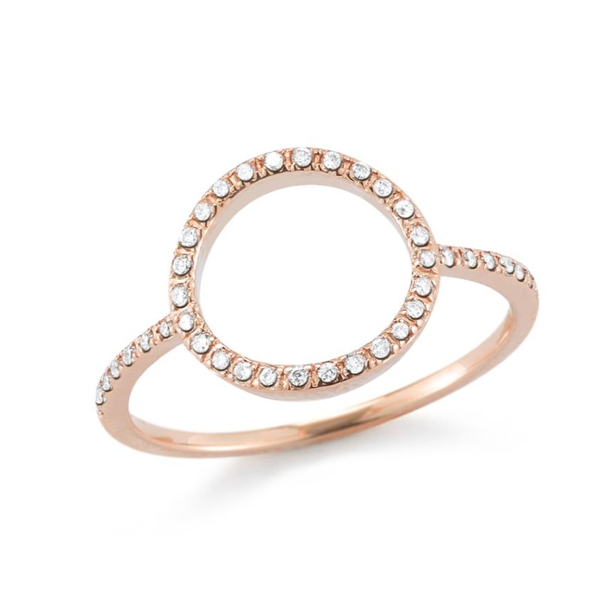 Diamond Circle Ring