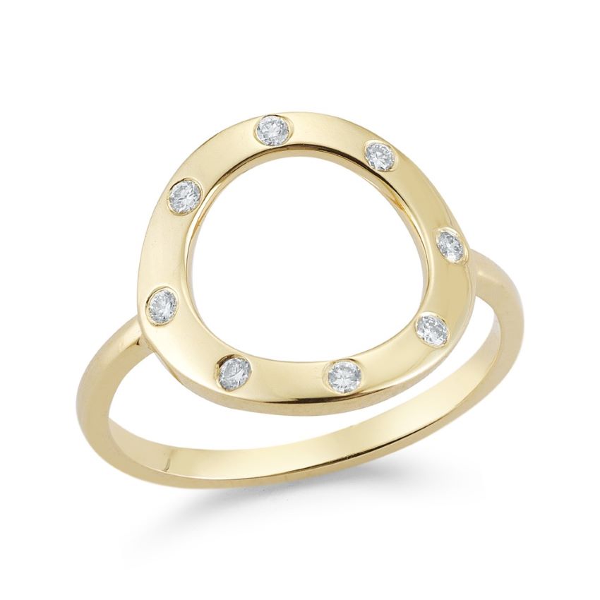Whitney Collection Diamond Circle Ring