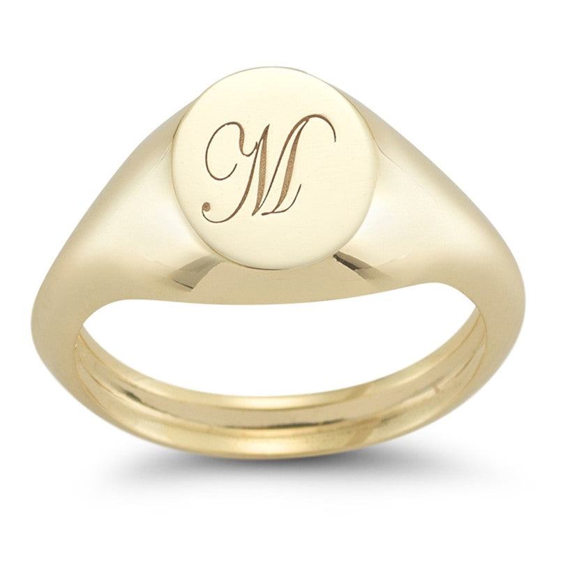 Yellow Gold Signet Ring