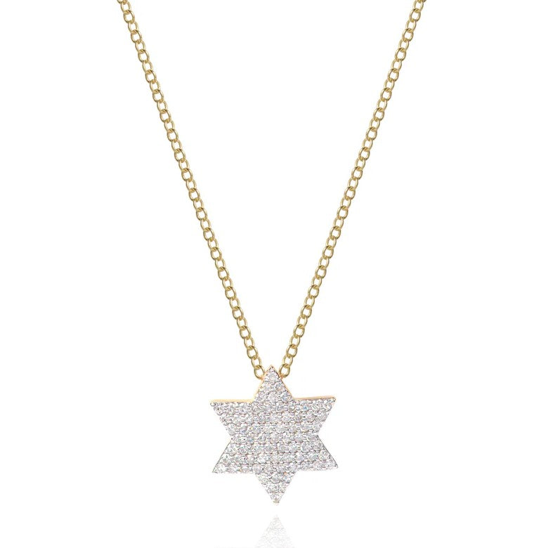 Infinity Star of David Necklace