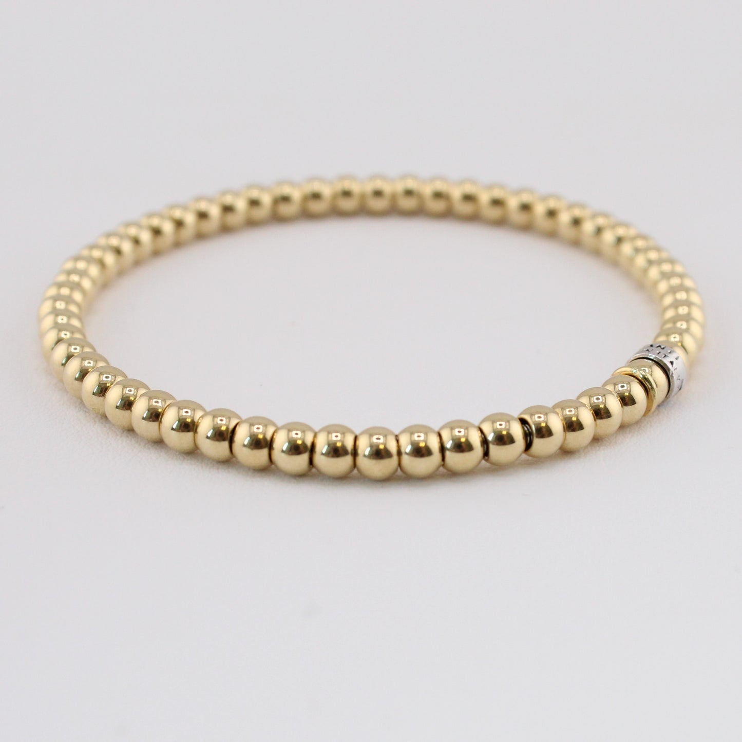 18K 4 MM Stretch Bracelet