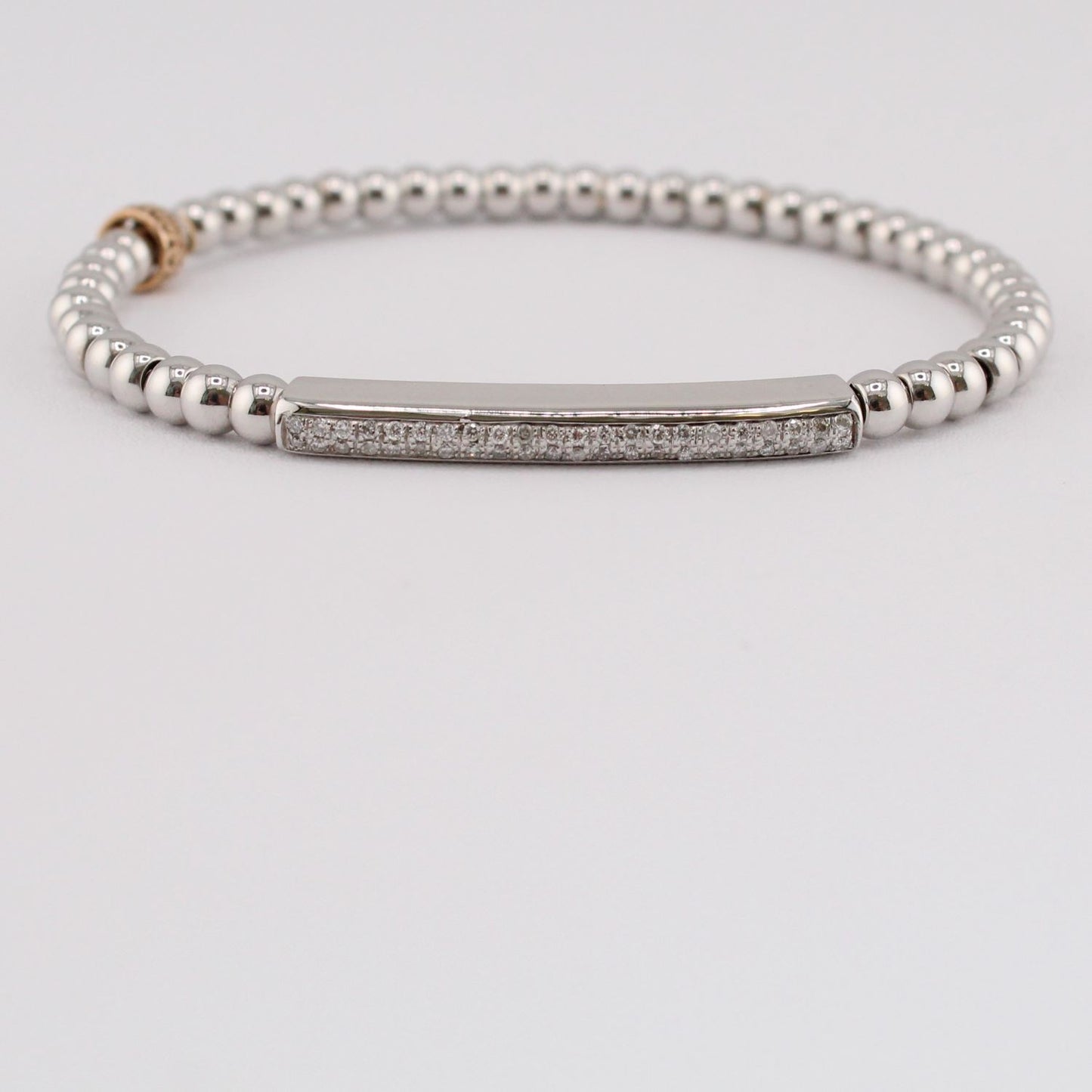 Diamond Bar Stretch Bracelet