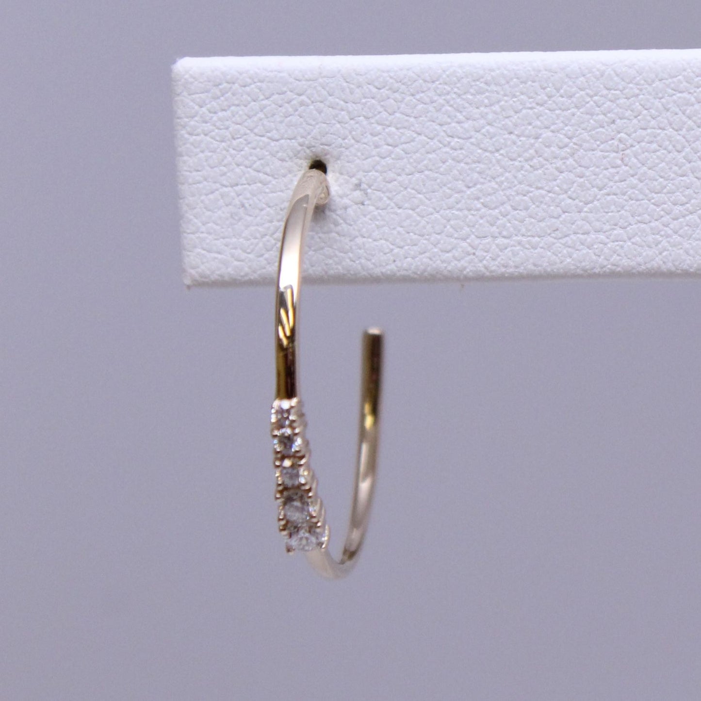 Diamond Hoop Earrings