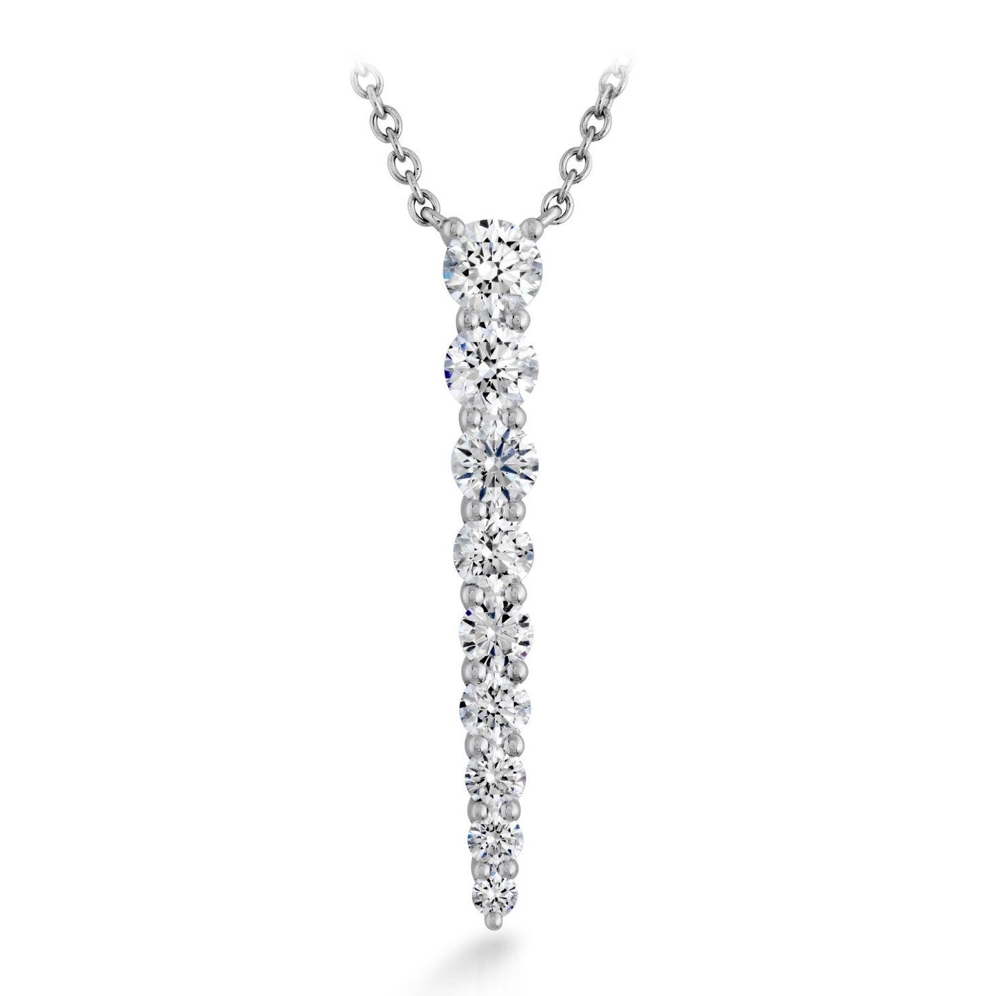 Identity Collection Graduated Diamond Pendant